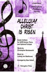 Alleluia Christ Is Risen SATB choral sheet music cover